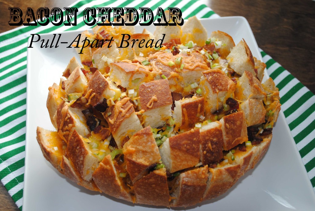 bacon cheddar pull apart bread