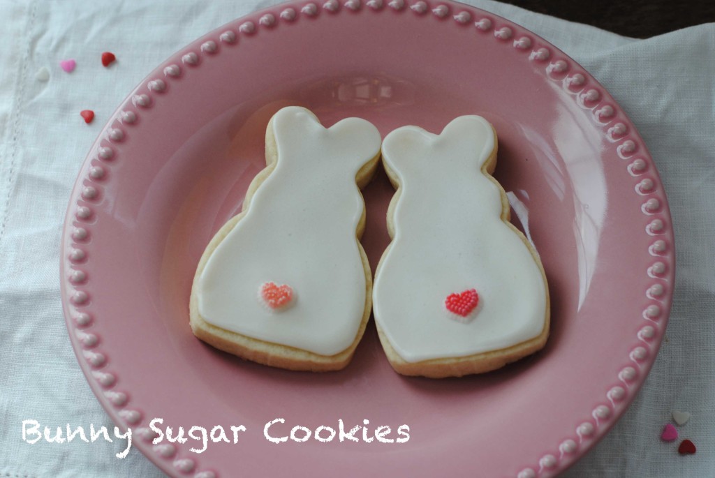 bunny sugar cookies