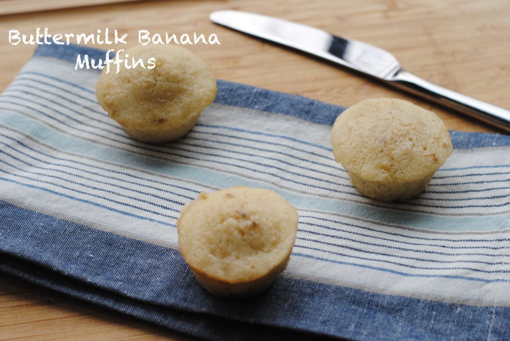 buttermilk banana muffins