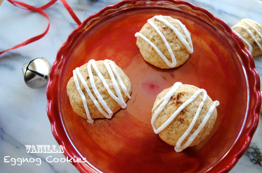 vanilla eggnog cookies