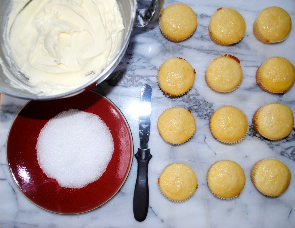 xmas tree sprinkles and frosting