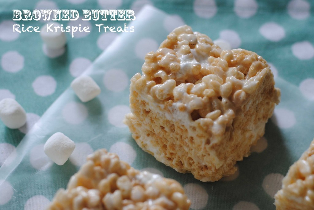 Browned Butter Rice Krispie Treats