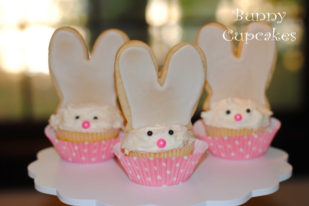 bunny cupcakes