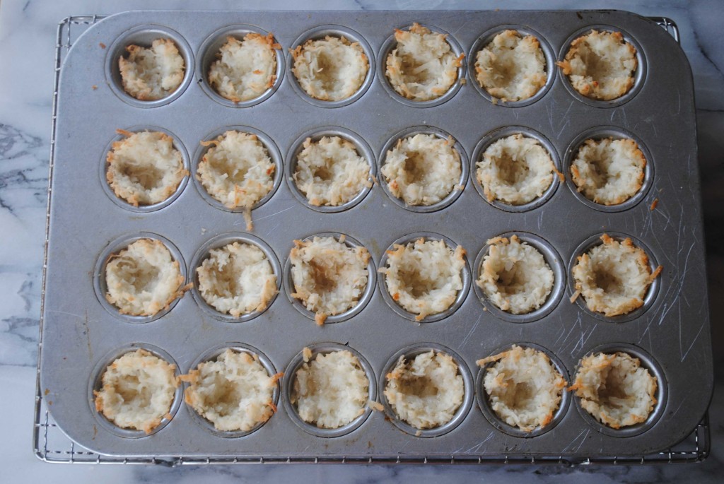 coconut macaroon nests step 2