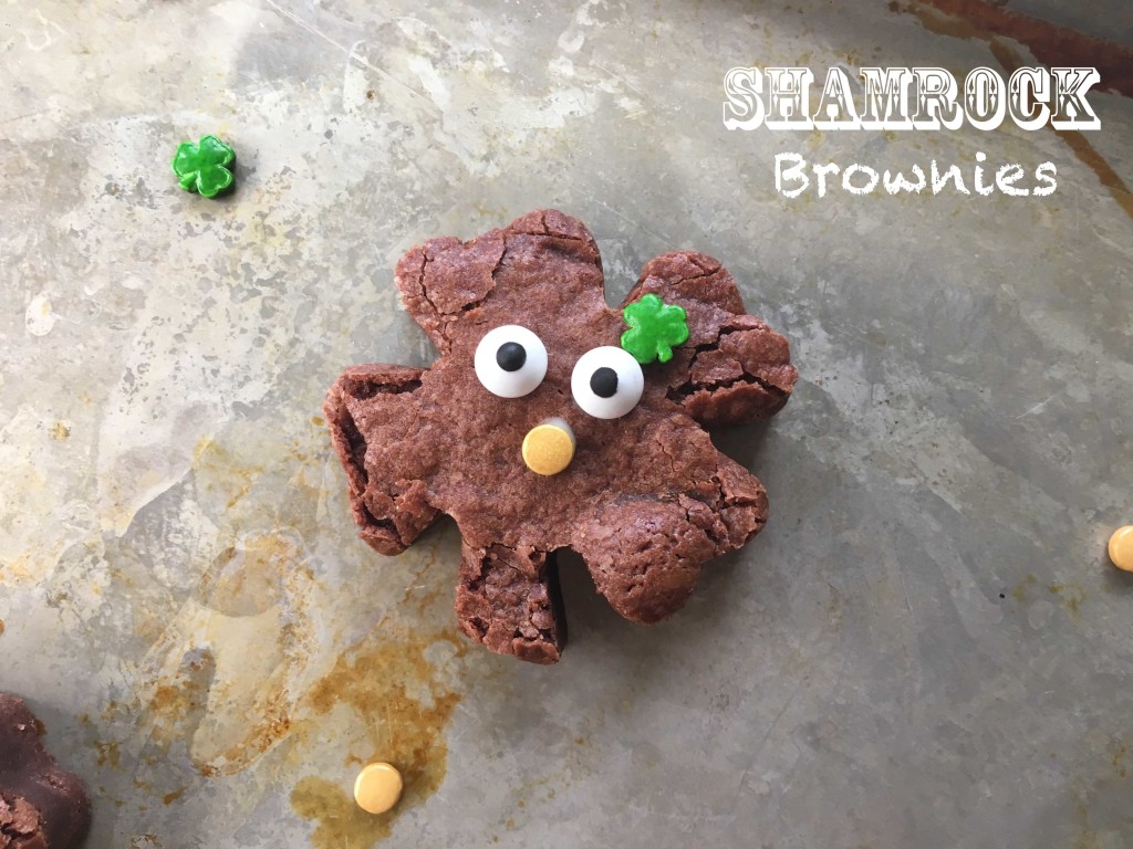 shamrock brownies