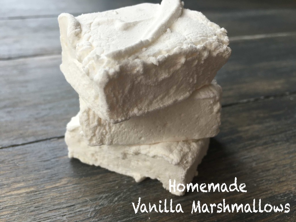 homemade vanilla marshmallows