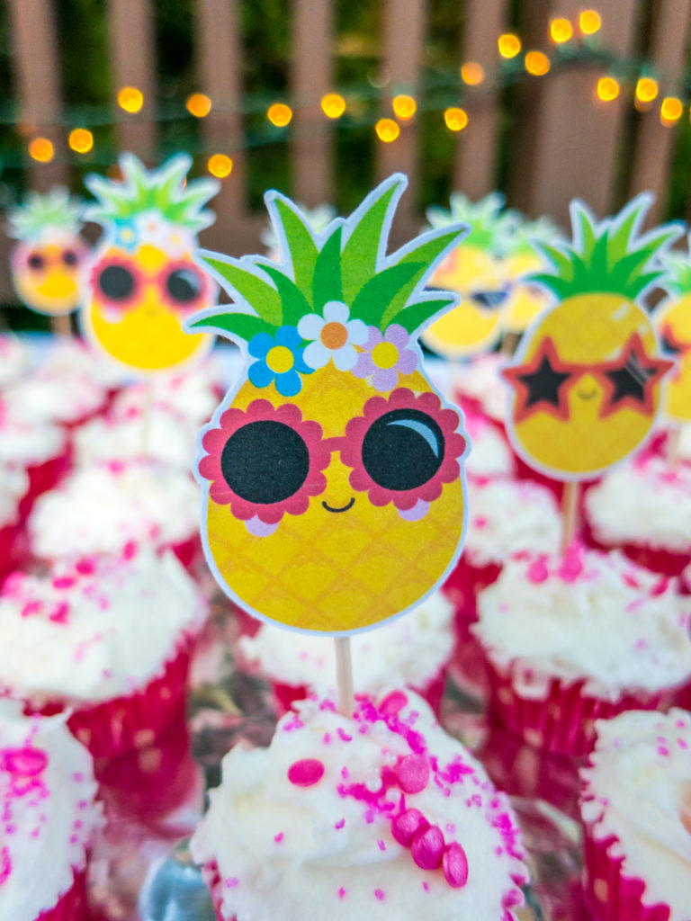 pineapple coconut cupcakes