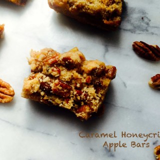 Caramel Honeycrisp Apple Bars